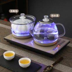 Bếp bàn trà thủy tinh tự động hút nước đáy ấm A1001