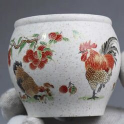 Chén trà chủ ngọc kim sa thủ công 170ml