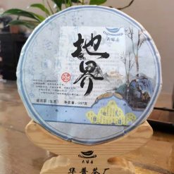 Bánh trà phổ nhĩ sống Mãnh Hải vân nam 357 sản xuất 26/4/2019