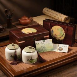 Hộp trà Shan tuyết cổ thụ thượng sơn hà giang