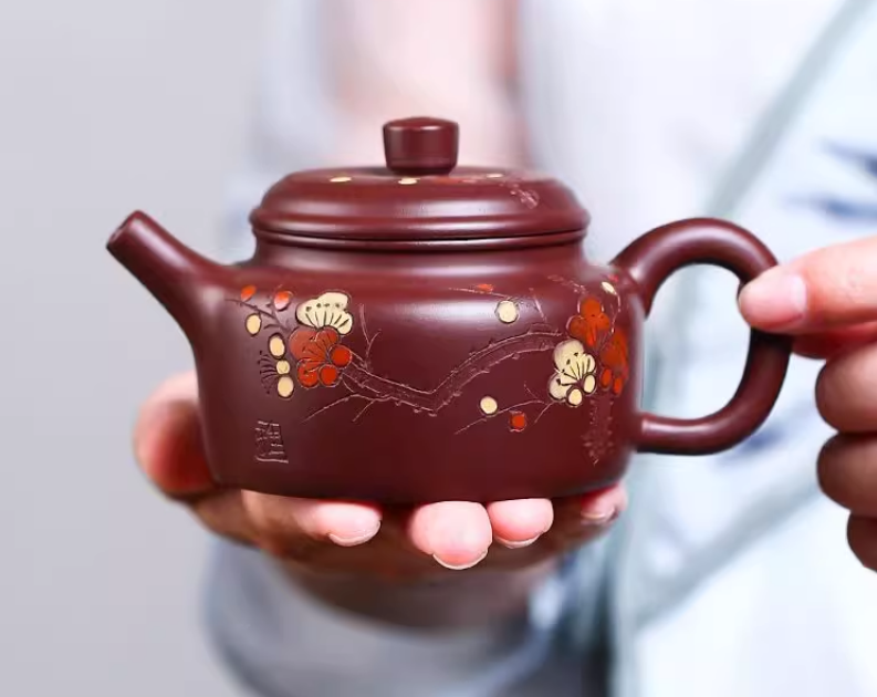 Ấm Tử Sa Giáng Đức Trung Đất Đại Hồng Bào ĐT03 - Ảnh 3