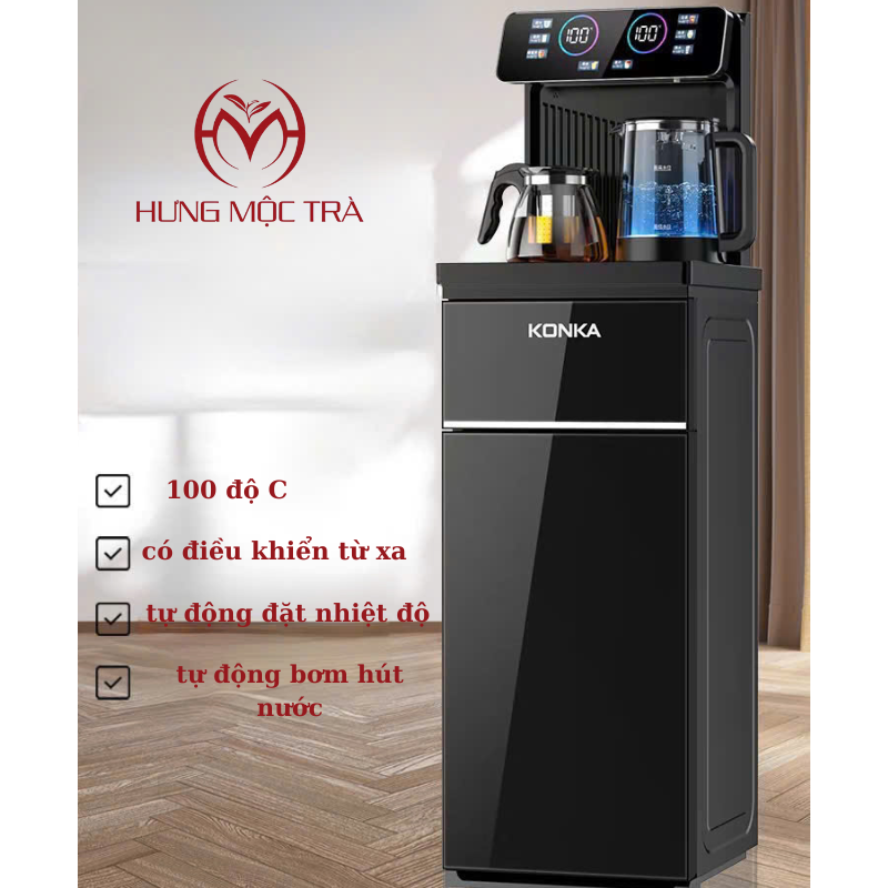 Cây nước nóng lạnh kết hợp bếp đun nước pha trà, cafe tự động Mã C001