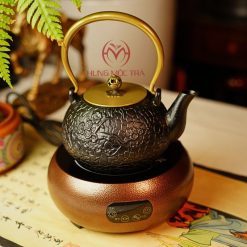 Combo Bếp Và Ấm Tetsubin Ấm Gang Đun Nước Dung Tích 1,2L Mã A68-5
