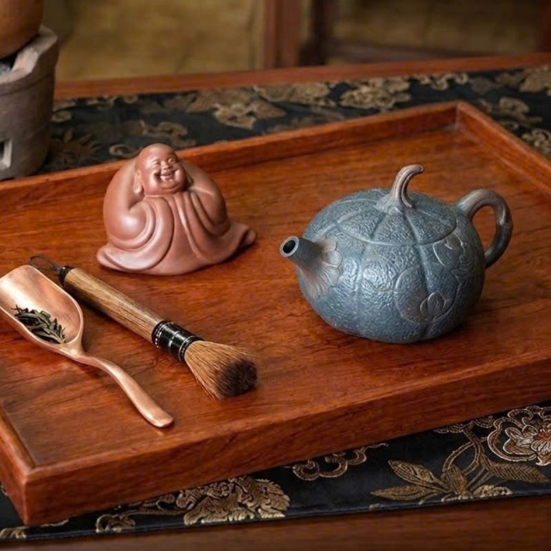 Ấm Trà Tử Đào Kiến Thủy Nam Qua (Quả Bí Ngô) - Ảnh 5
