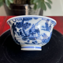 Cốc sứ men lam trắng Cảnh Đức Trấn CS01